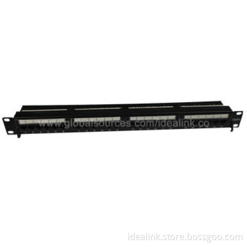 Cat6A FTP Shielded Patch Panel with 24 PortsNew